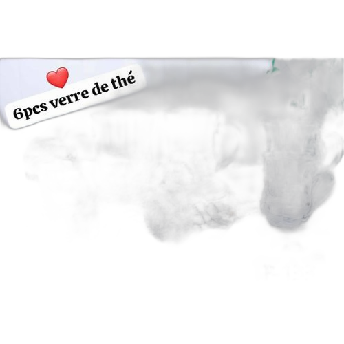 Lot de 6 pièces verre de thé. Commandez malin, vivez mieux avec Diaytar