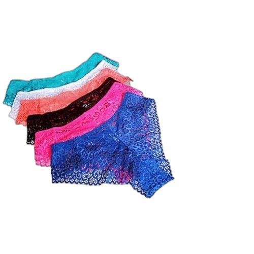 Lot de 6 slips en dentelle