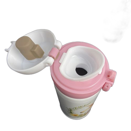 Louna gourde d'eau 2 en 1 en acier inoxydable_isotherme _licorne_blanc – Image 8