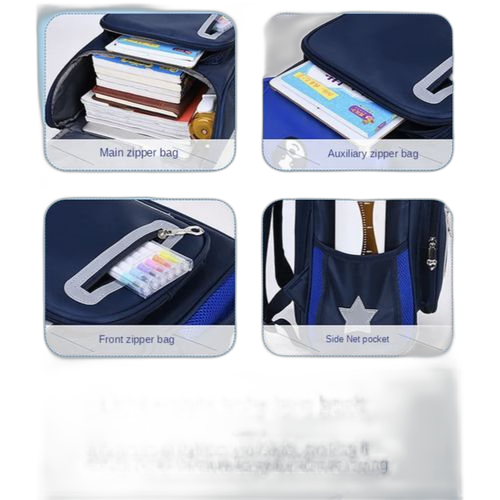 Louna sac à dos kaïwaï_bleu (offert : gourde+ ensemble dessinateur) – Image 8