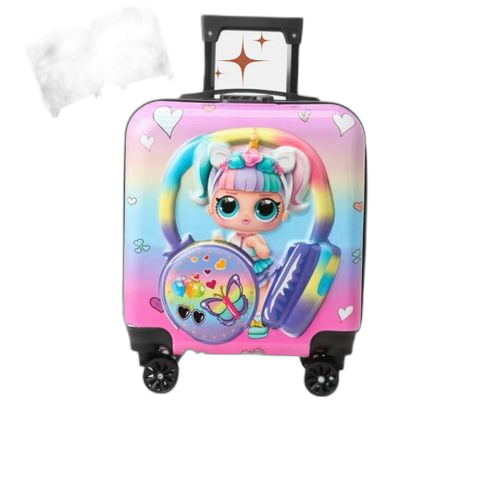 Louna valise pour efant très design rose