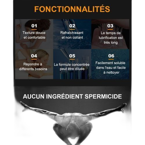 Lubrifiant sexuel pour adulte, facile à nettoyer, pour vagin, oral,400ml