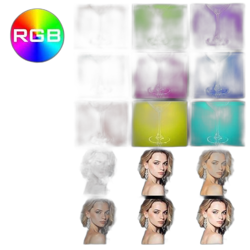 Lumière led rgb m16 – lumière polyvalente pour smartphone, tablette, pc et caméra