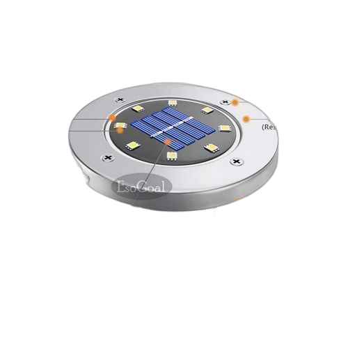 Lumières de sol solaires 8led lumières de piquet de jardin extérieur