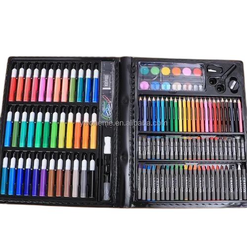 Méga set artistique 150 pièces kit de peinture, kit de coloriagenoire. Diaytar : Votre partenaire e-commerce au quotidien