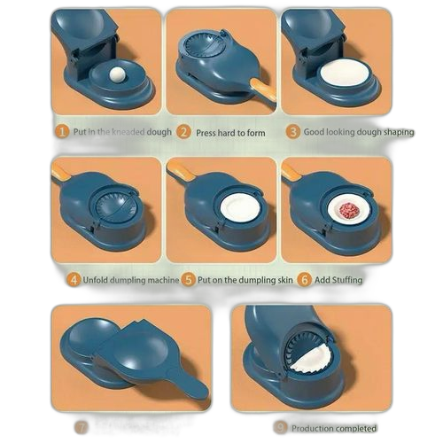 Machine à boulettes 2 en 1, kit de bricolage, presse à emballer manuelle, pour raviolis empanadas, pâte, mouler la peau, gadgets de cuisine. Diaytar : Des prix qui défient toute concurrence