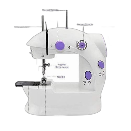 Machine à coudre portativeblanc/violet