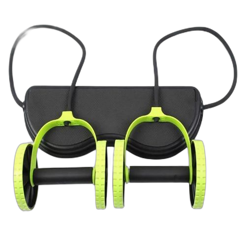 Machine exercice taille minceur abdominale corde de traction formation minceur abdominale double roue rouleau