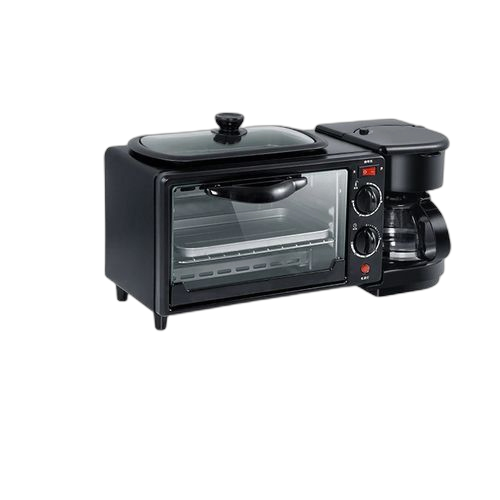 Machine à petit déjeuner électrique 3 en 1(poêle à frire mini four)