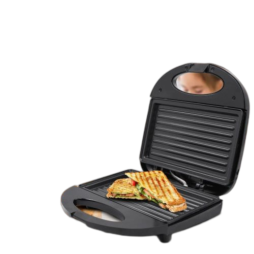 Machine à sandwich panini 750w noir