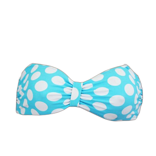 Maillot de bain deux piecespolyester bleu turquoise petit poids