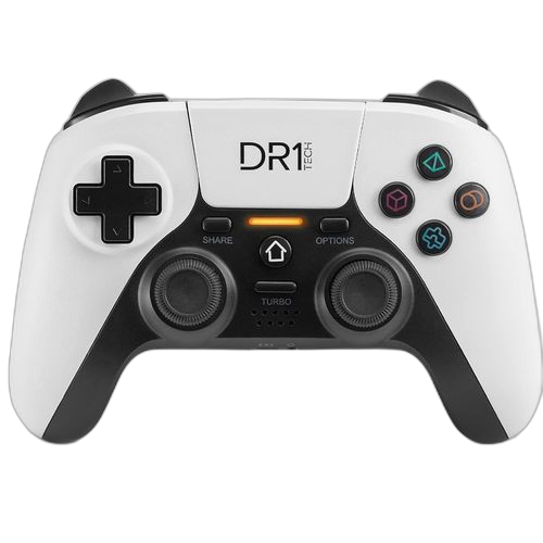 Manette ps4 sans fil dri1tech shockpad blanc