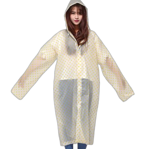 Manteau de pluie à capuche poncho pour hommes femmes rouge