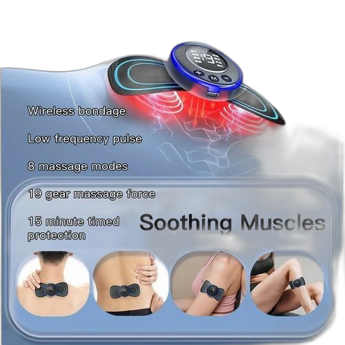 Masseur de drainage lymphatique pour tout le corps, massage cervical, mini masseur portable pour le cou, le dos, la taille, les bras, les jambes, une utilisation facile à la maison