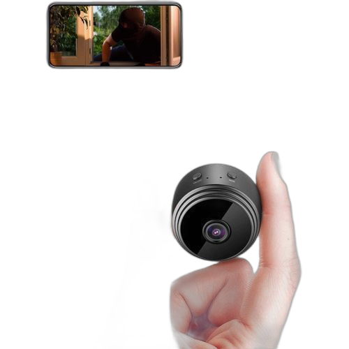 Mini caméra cachée wifi hd 1080p batterie intégrée vision nocturne détection de mouvement