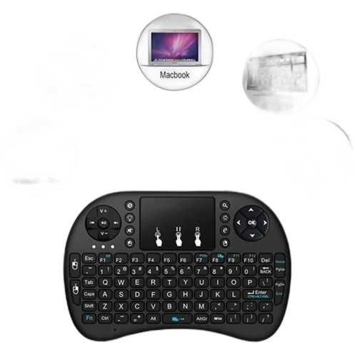 Mini clavier qwerty ergonomique sans fil avec touchpad