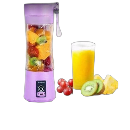Mini mixeur de fruits portable électrique rechargeable avec usb 400ml violet