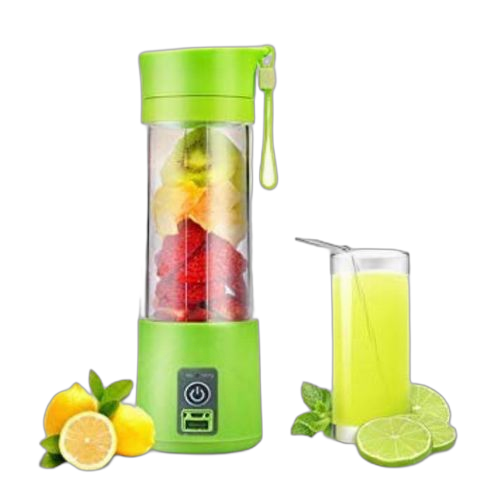 Mini mixeur des fruits portable électrique rechargeable avec usb 380 ml vert