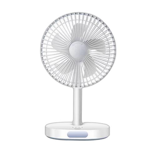 Mini ventilateur rechargeable airflux af 881 blanc