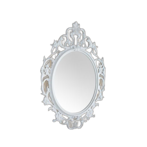 Miroir blanc décoratif unique
