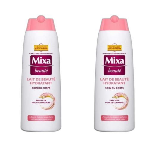Mixa lot de 2 mixa soin du corps enrichi en huile de coriandre 250 ml