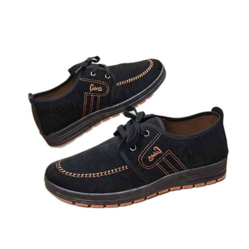Mode chaussures de travail pour hommes chaussures décontractées antidérapantes noir