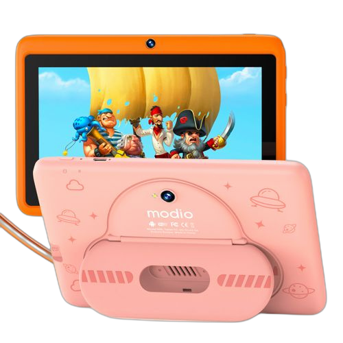 Modio tablette éducative ecran 7" ram 4 go rom 128 go rose