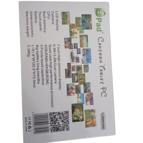 Modio tablette éducative enfant ecran 7pouce 32go rom 3go ram blanc