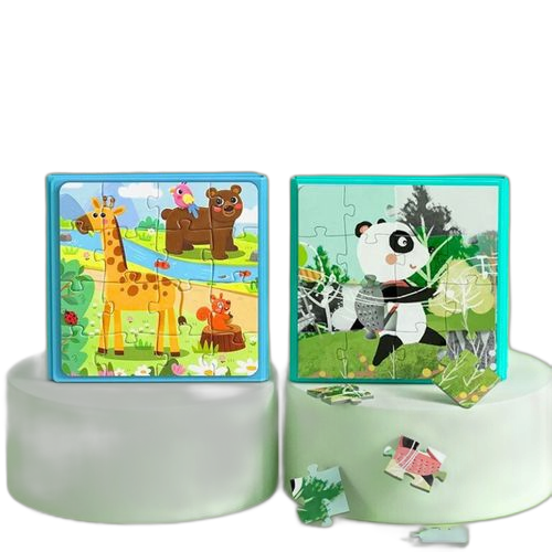 Montessori puzzle magnétique3 faces pour enfant 0 a 3 ans