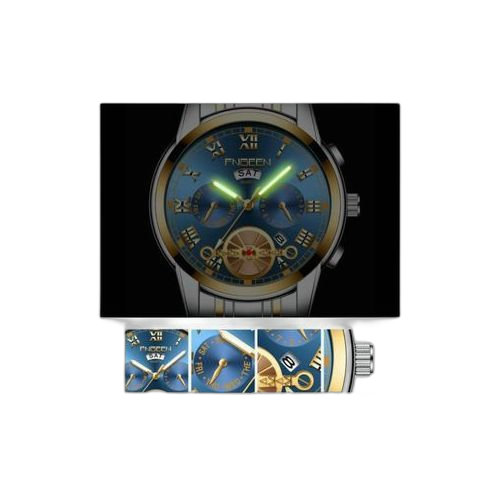 Montre de mode pour hommes, montre à quartz de luxe, sport étanche (marron). Diaytar : Où chaque achat est une victoire pour votre budget