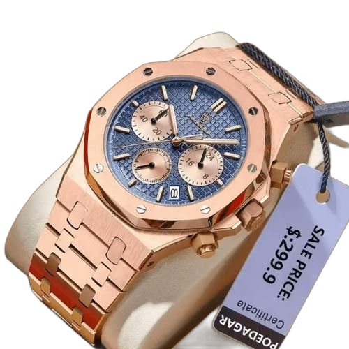 Montres de luxe 	 poedagar de qualité 926 métal rose or/bleu