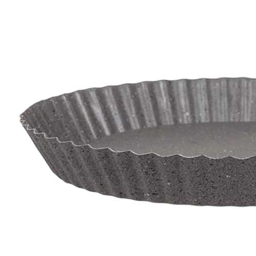 Moule à gâteau à tarte en granit argent dimension 28 cm