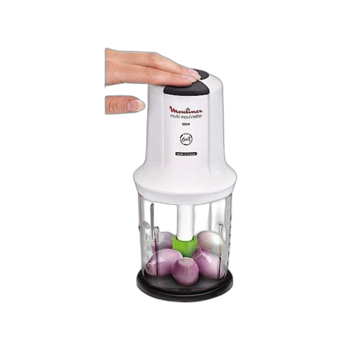 Moulinex mini hachoir multi moulinetteextra chop 6 en 1 500w , 500ml at723110