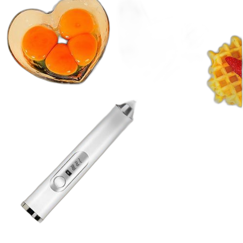 Mousseur a lait portatif avec chargeur usb blanc