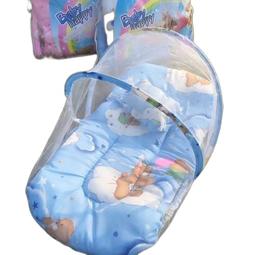 Moustiquaire portable pliable pour lit de bébé, avec tapis, oreiller pour enfants