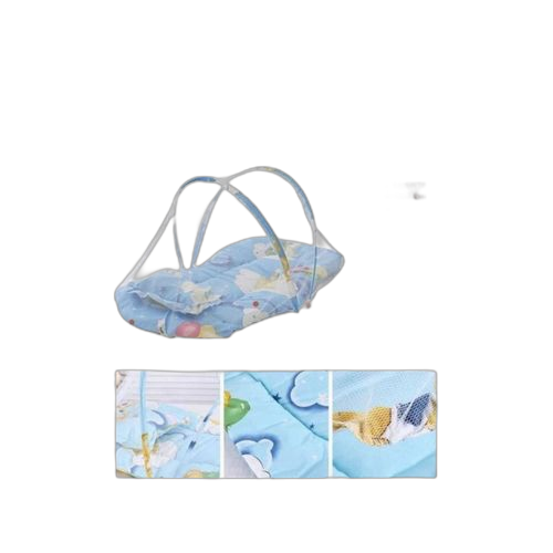 Moustiquaire portable pliable pour lit de bébé rose – Image 17