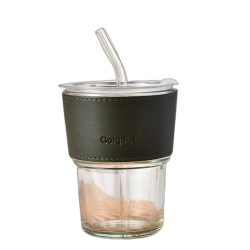 Mug isotherme en verre boisson chaude et froide 350 ml m