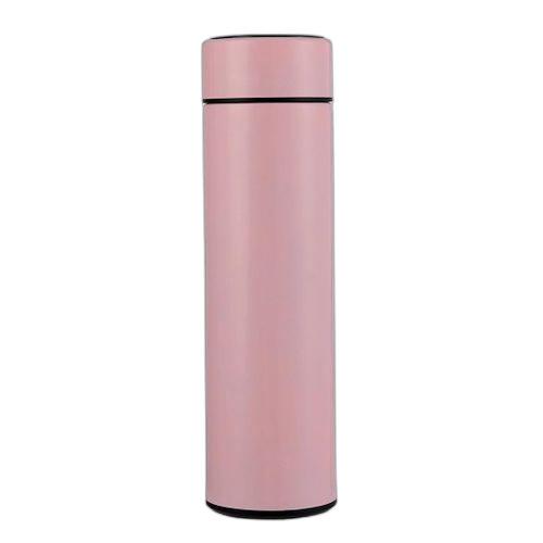 Mug isotherme inox affichage température 500ml rose