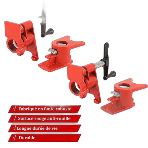 Mythco ensemble de serre joints 3/4 pouce pour bois avec design de pied unique