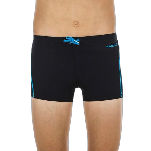 Nabaiji maillot de bain natation gar�on boxer 100 basic bleu by decathlon