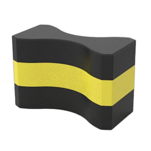 Nabaiji pullbuoy de natation 500 taille m noir jaune