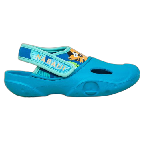 Nabaiji sabots de piscine enfants clog 500 tiger bleu