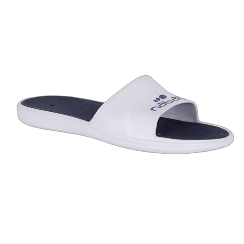Nabaiji sandales de piscine homme slap 500 blanc bleu by decathlon