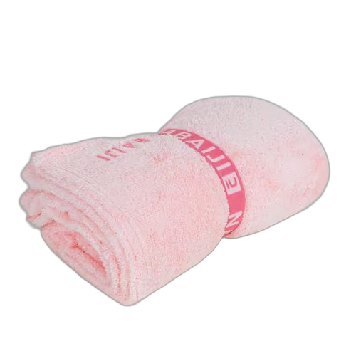 Nabaiji serviette de bain microfibre ultra douce rose clair taille xl 110 x 175 cm