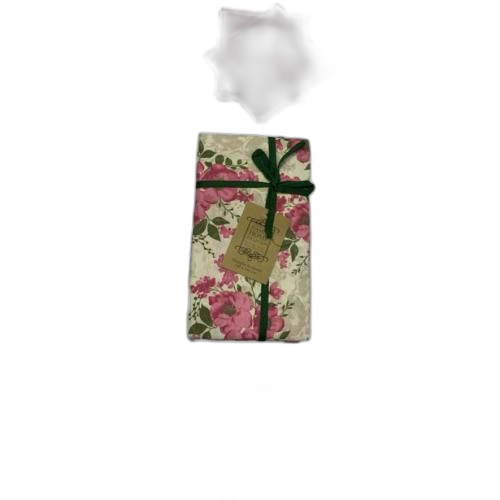 Nappe de table + 8 torchons 9 pièces rouge