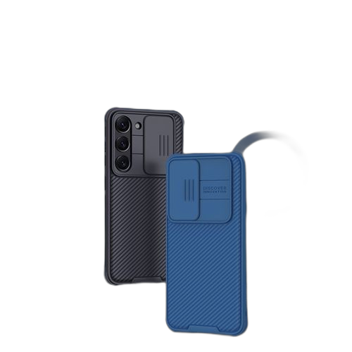 Nillkin coquegalaxy s23 plus noir avec protection caméra qualité prémuim