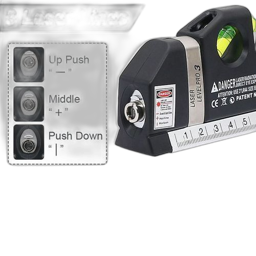 Niveau laser multifonction avec de régler la trépied