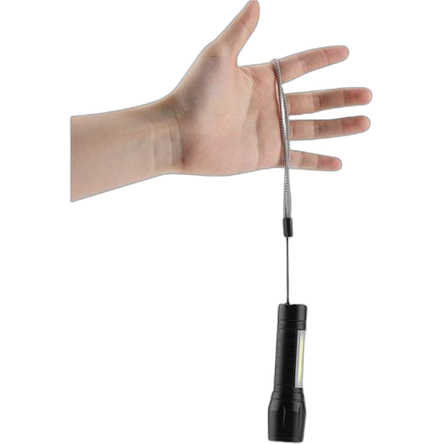 NOIR TORCHE À MAIN RECHARGEABLE – Image 6