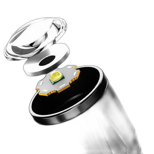 Noir torche à main rechargeable. Diaytar Sénégal : Parce que chaque FCFA compte