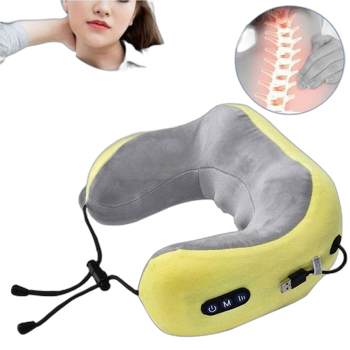 Oreiller de massage cervical rechargeable
